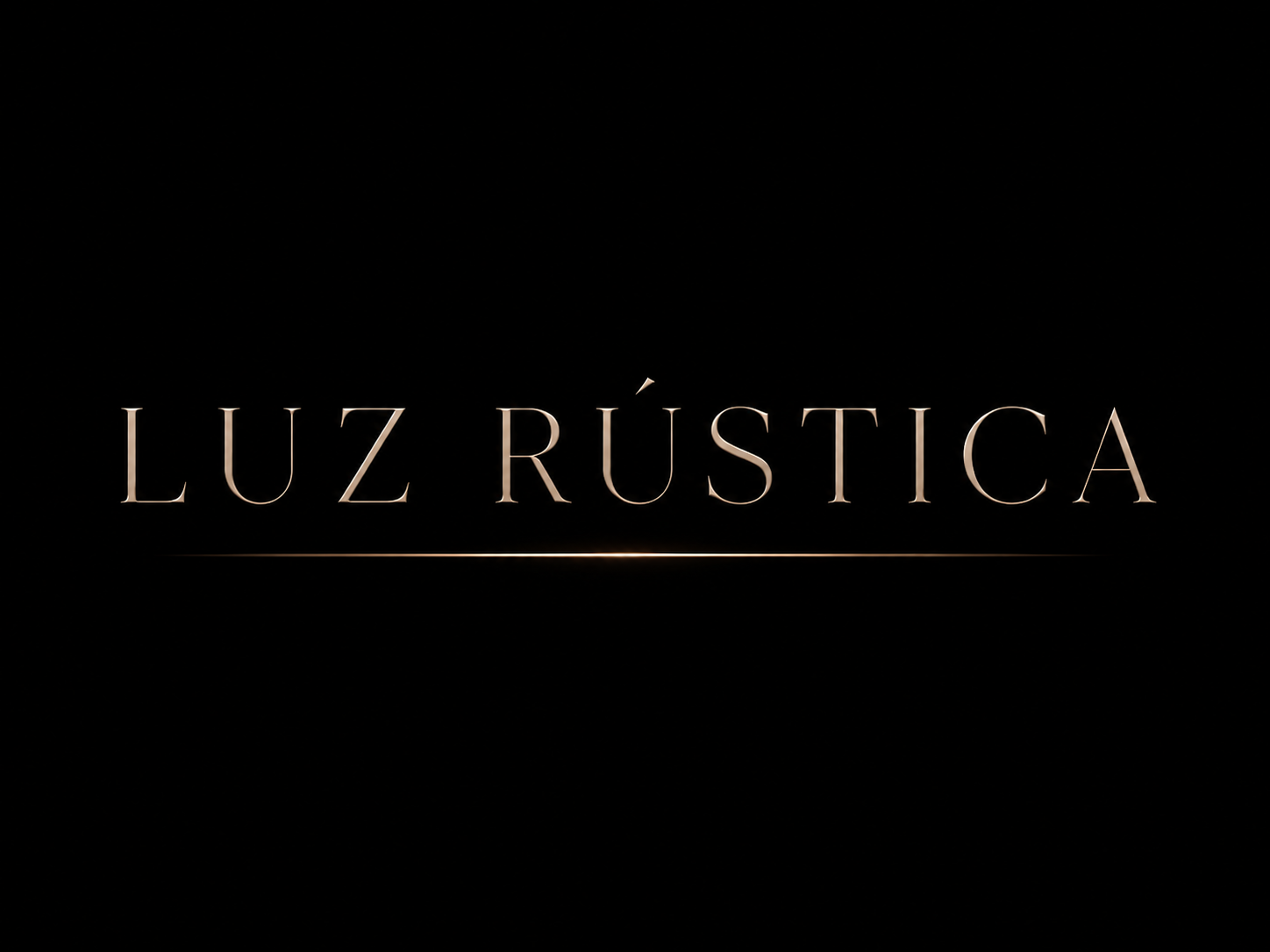 LUZ RÚSTICA